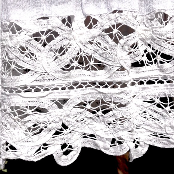NEW FREE PEOPLE White 2pc Batenburg Lace Skirt Set - Picture 6 of 14